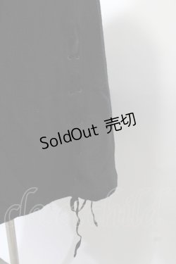 画像3: h.naoto Blood / COATサイド編み上げコート  黒 Y-25-02-09-057-HN-CO-AS-ZT-C010