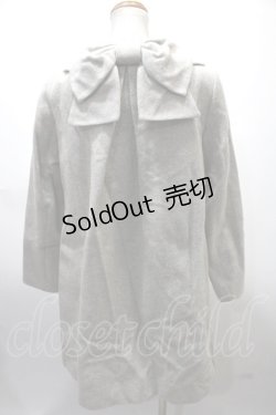 画像2: Franche Lippee / COATバックリボンコート  グレー Y-25-02-09-061-LO-CO-AS-ZT-C010
