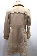 画像2: 【SALE】axes femme / COATレース襟コート  キャメル Y-25-02-09-065-AX-CO-AS-ZTC010 (2)
