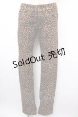 HELL CAT PUNKS / 豹柄パンツ  ブラウン Y-25-02-09-071-PU-PA-AS-ZS