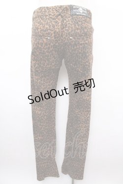 画像2: HELL CAT PUNKS / 豹柄パンツ  ブラウン Y-25-02-09-071-PU-PA-AS-ZS
