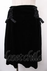 画像1: 【SALE】Fi.n.t /別珍スカート  黒 Y-25-02-09-082-CA-SK-AS-ZT108 (1)