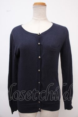 画像1: Jane Marple / カーディガン  紺 Y-25-02-09-002-JM-TO-AS-ZY