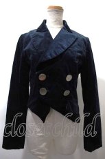 画像1: BPN / 4つボタンベロアジャケット  紺 Y-25-02-09-023-GO-JA-AS-ZT068 (1)