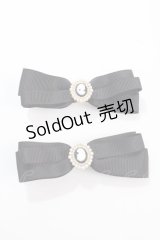 m petit by misako / TT*AM2Pクリップ  中黒 Y-25-02-13-032-LO-ZA-SZ-ZY