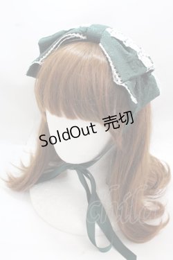 画像1: axes femme kawaii / レディローズヘッドドレス  グリーン Y-25-02-13-033-AX-AC-SZ-ZY