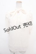 axes femme NOSTALGIE / バックリボン肩フリルブラウス  キナリ Y-25-02-13-062-AX-TO-SZ-OS