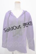 ALGONQUINS / シャンデリアラメptパーカ F 紫 Y-25-02-13-088-AL-TO-SZ-ZT314
