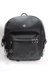 REFLEM / PUレザーデザインバックパック F ブラック Y-25-02-13-007-PU-BG-SZ-ZY