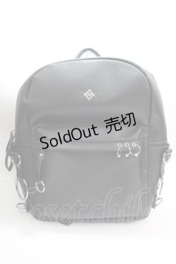 画像1: REFLEM / PUレザーデザインバックパック F ブラック Y-25-02-13-007-PU-BG-SZ-ZT273