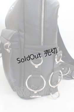 画像3: REFLEM / PUレザーデザインバックパック F ブラック Y-25-02-13-007-PU-BG-SZ-ZT273