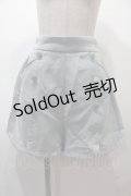 axes femme POETIQUE / 連ボタンキュロットパンツ  サックス Y-25-02-13-131-AX-PA-SZ-ZH