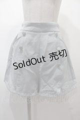 axes femme POETIQUE / 連ボタンキュロットパンツ  サックス Y-25-02-13-131-AX-PA-SZ-ZH