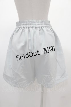 画像2: axes femme POETIQUE / 連ボタンキュロットパンツ  サックス Y-25-02-13-131-AX-PA-SZ-ZH