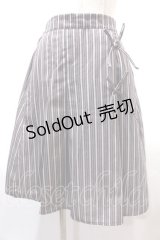 axes femme POETIQUE / ストライプリボンスカート   Y-25-02-13-146-AX-SK-SZ-ZT069