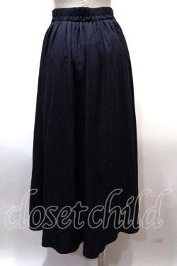 画像2: axes femme / ジップフリルスカート  紺 Y-25-02-13-156-AX-SK-SZ-ZT423