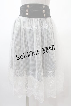 画像1: axes femme POETIQUE / チュールスカート M 黒 Y-25-02-13-158-AX-BL-SZ-ZH