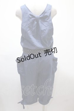 画像2: axes femme / オールインワン  ブルー Y-25-02-13-187-AX-PA-AS-OS