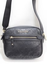 画像1: 【SALE】Maison de FLEUR / モノグラムショルダーバッグ  黒 Y-25-02-13-011-LO-BG-SZ-ZTK023 (1)