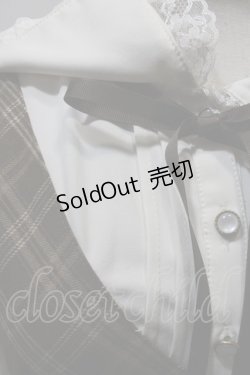 画像3: axes femme POETIQUE / レイヤードデザインワンピース  茶 Y-25-02-13-206-AX-OP-SZ-ZT313