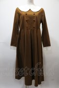 Favorite / 丸襟ワンピース M-L キャメル Y-25-02-13-207-LO-OP-SZ-ZT284