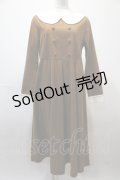 【SALE】Favorite / 丸襟ワンピース M-L キャメル Y-25-02-13-207-LO-OP-SZ-ZT284