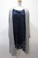 axes femme / レイヤード風チュニック  紺 Y-25-02-13-216-AX-OP-SZ-ZT381