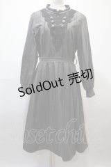 axes femme / ナポレオン風ハイネックワンピース M グレー Y-25-02-13-218-AX-OP-SZ-ZI