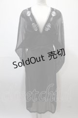 Ozz On /レイヤードワンピース  黒ｘグレー Y-25-02-13-224-OO-OP-AS-ZS