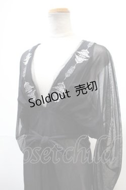 画像3: Ozz On /レイヤードワンピース  黒ｘグレー Y-25-02-13-224-OO-OP-AS-ZS