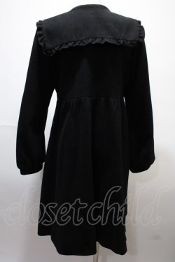 画像2: axes femme POETIQUE / スクエアカラーコート  黒 Y-25-02-13-229-AX-CO-SZ-ZT-C002