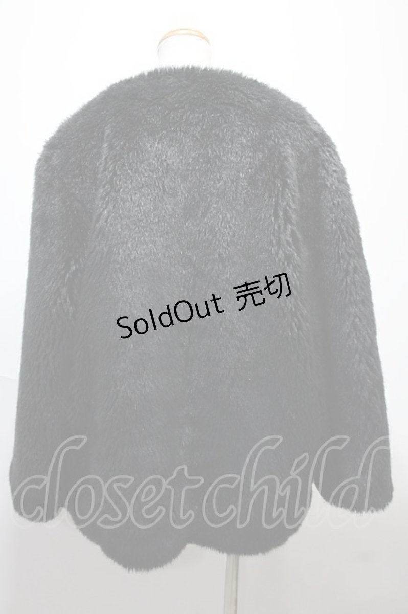 画像2: 【SALE】INGEBORG / フェイクファーコート  黒 Y-25-02-13-231-LO-CO-AS-ZTC003 (2)