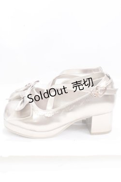 画像2: axes femme kawaii / クロスストラップパンプス L ゴールド Y-25-02-13-002-AX-SH-SZ-ZY