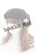 axes femme / ベレー帽  黒 Y-25-02-13-017-AX-AC-SZ-ZT421