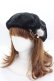 画像1: axes femme / ベレー帽  黒 Y-25-02-13-017-AX-AC-SZ-ZT421 (1)