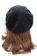 画像4: axes femme / ベレー帽  黒 Y-25-02-13-017-AX-AC-SZ-ZT421 (4)