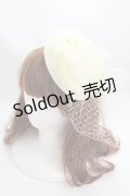 LOLITA / ローズチュールカクテルハット  キナリ Y-25-02-13-021-LO-AC-SZ-ZY