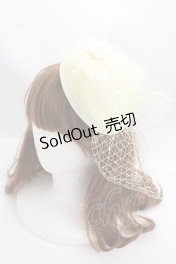 画像1: LOLITA / ローズチュールカクテルハット  キナリ Y-25-02-13-021-LO-AC-SZ-ZY