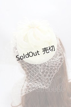 画像2: LOLITA / ローズチュールカクテルハット  キナリ Y-25-02-13-021-LO-AC-SZ-ZY