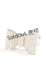 MILK / ストーンリボンリング  ゴールド Y-25-02-16-049-ML-AC-SZ-ZY