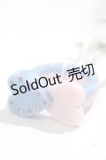 MILK / ツインハートリング  ピンク×サックス Y-25-02-16-056-ML-AC-SZ-ZY