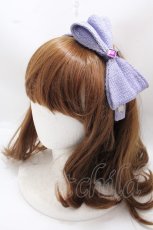 画像1: 【SALE】MILK / Straw Ribbonヘアバンド  パープル Y-25-02-16-072-ML-AC-SZ-ZT422-F006 (1)