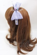 画像2: 【SALE】MILK / Straw Ribbonヘアバンド  パープル Y-25-02-16-072-ML-AC-SZ-ZT422-F006 (2)