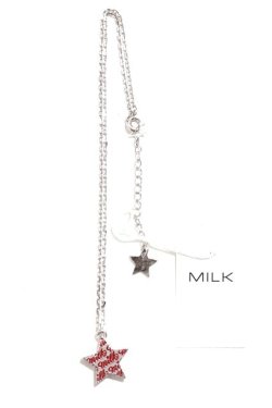 画像3: MILK / スターネックレス  シルバー×レッド Y-25-02-16-007-ML-AC-SZ-ZY
