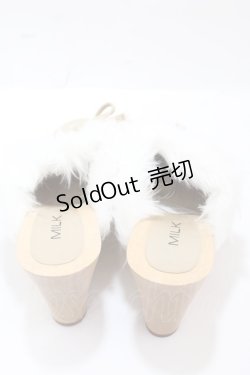 画像3: MILK / 木底ブーサン L ベージュ Y-25-02-16-089-ML-SK-SZ-ZT-K003