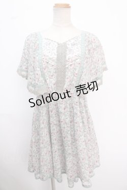 画像1: axes femme / 花柄ワンピース M グリーン Y-25-02-16-178-AX-OP-SZ-OS
