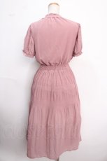 画像2: axes femme POETIQUE / マジョリカプリーツロングワンピース M ピンク Y-25-02-16-191-AX-OP-SZ-ZH (2)
