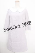 axes femme / 袖デザインワンピース M ラベンダー Y-25-02-16-192-AX-OP-SZ-OS
