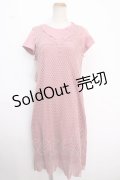 axes femme POETIQUE / クロシュニットワンピース M ピンク Y-25-02-16-204-AX-OP-SZ-ZH
