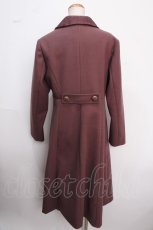 画像2: 【SALE】axes femme / クラシックロングコート L ピンク Y-25-02-16-226-AX-CO-SZ-ZTC005 (2)
